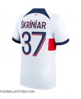 Günstige Paris Saint-Germain Milan Skriniar #37 Auswärtstrikot 2023-24 Kurzarm